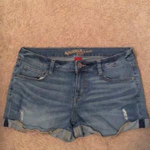 Arizona ripped denim shorts